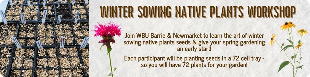 Winter Sowing Native Plants Workshop