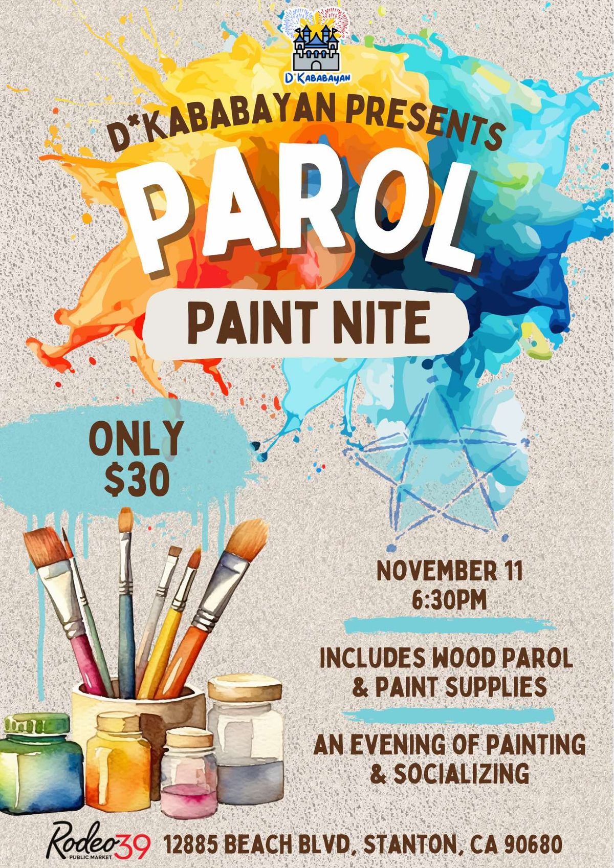 D*Kababayan Parol Paint Nite