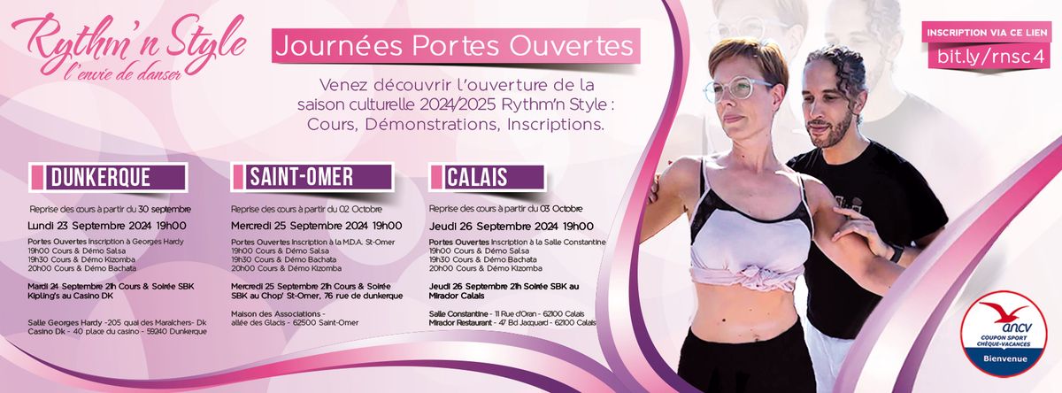 Portes Ouvertes & Soir\u00e9e Rythm'n Style Calais (Salsa, Bachata, Kizomba)