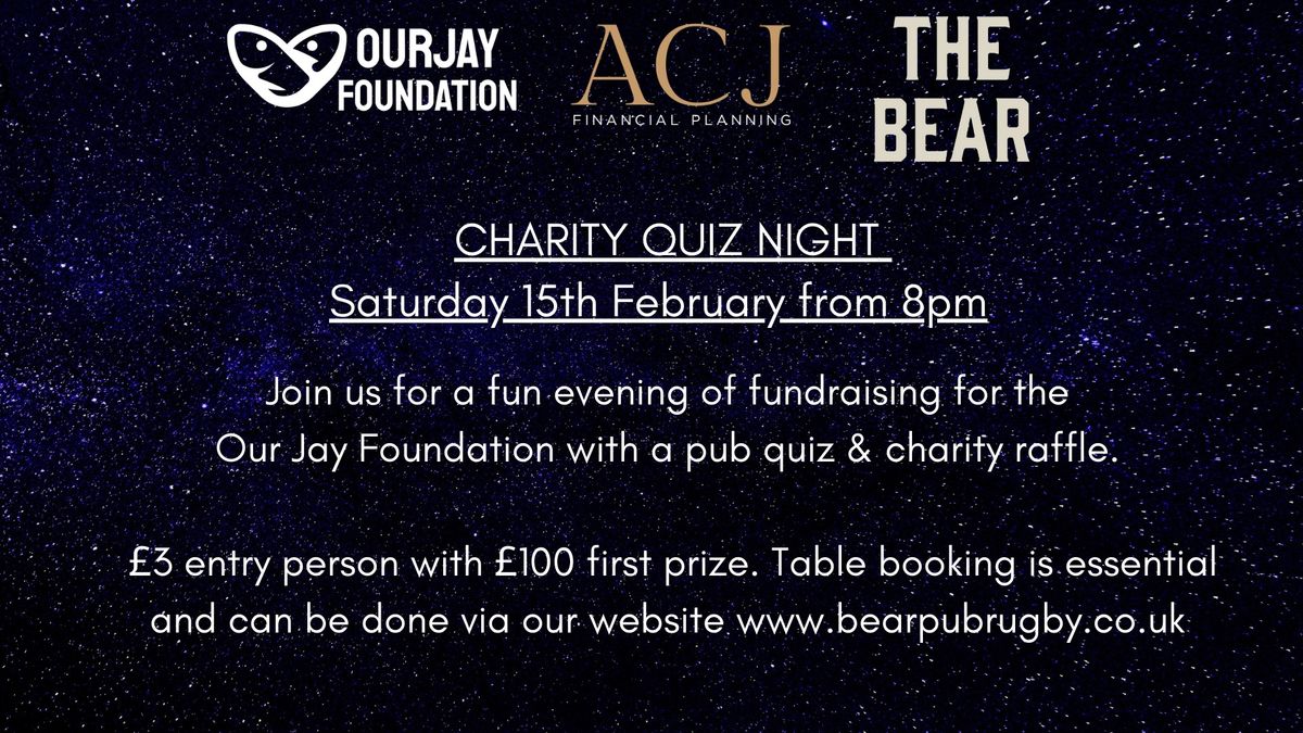 Quiz Night In Aid Of Our Jay Foundation