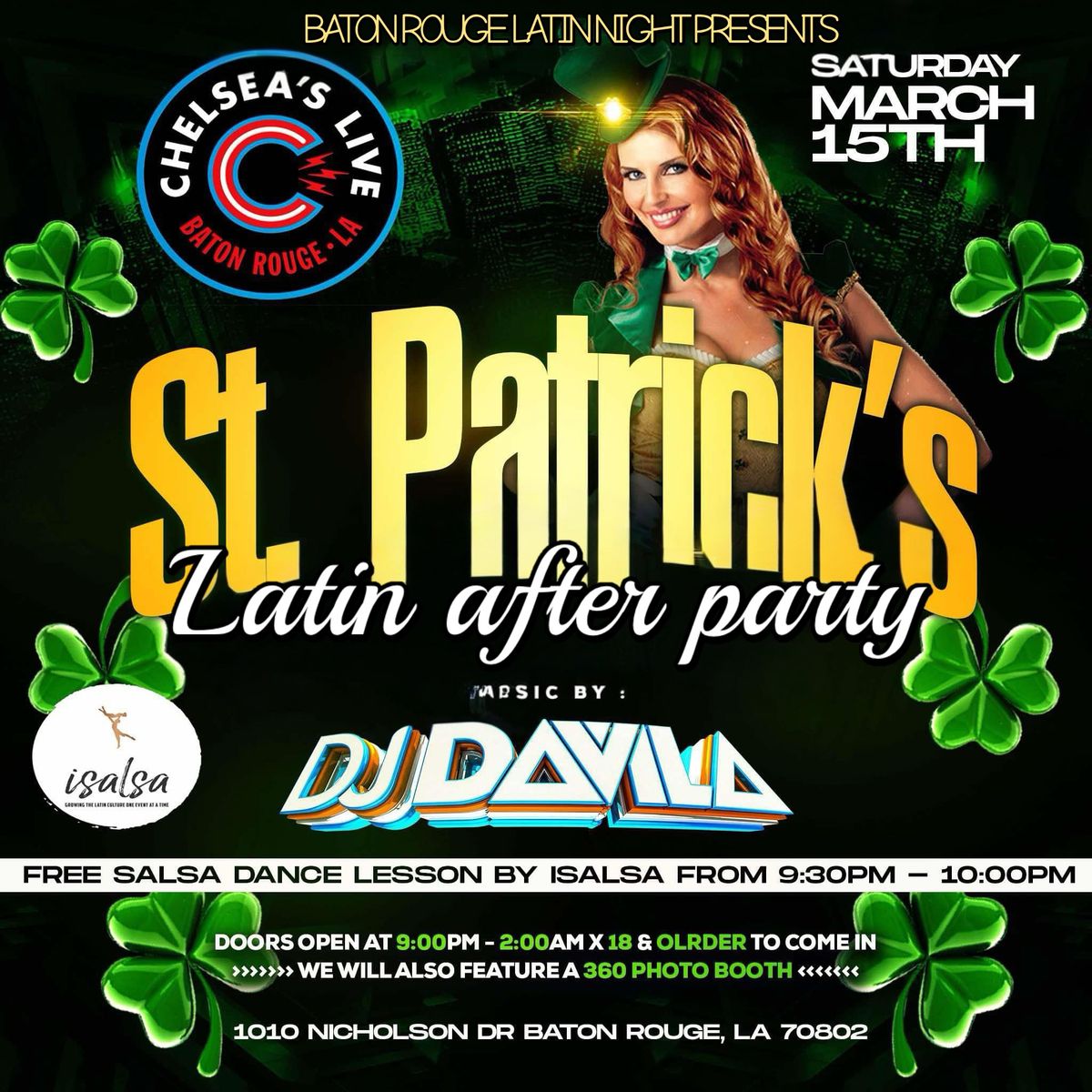 St. Patrick\u2019s Latin After Party