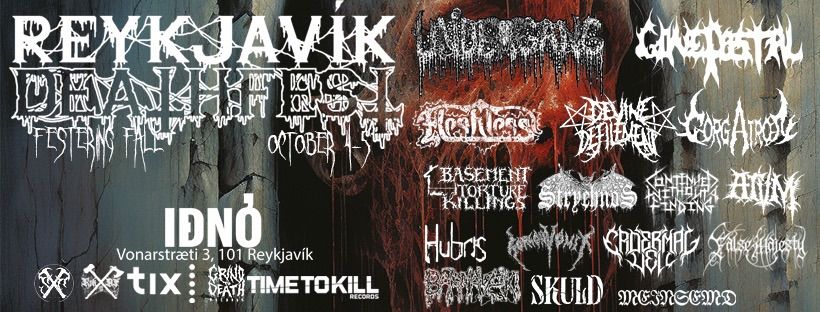 REYKJAV\u00cdK DEATHFEST-FESTERING FALL 2024