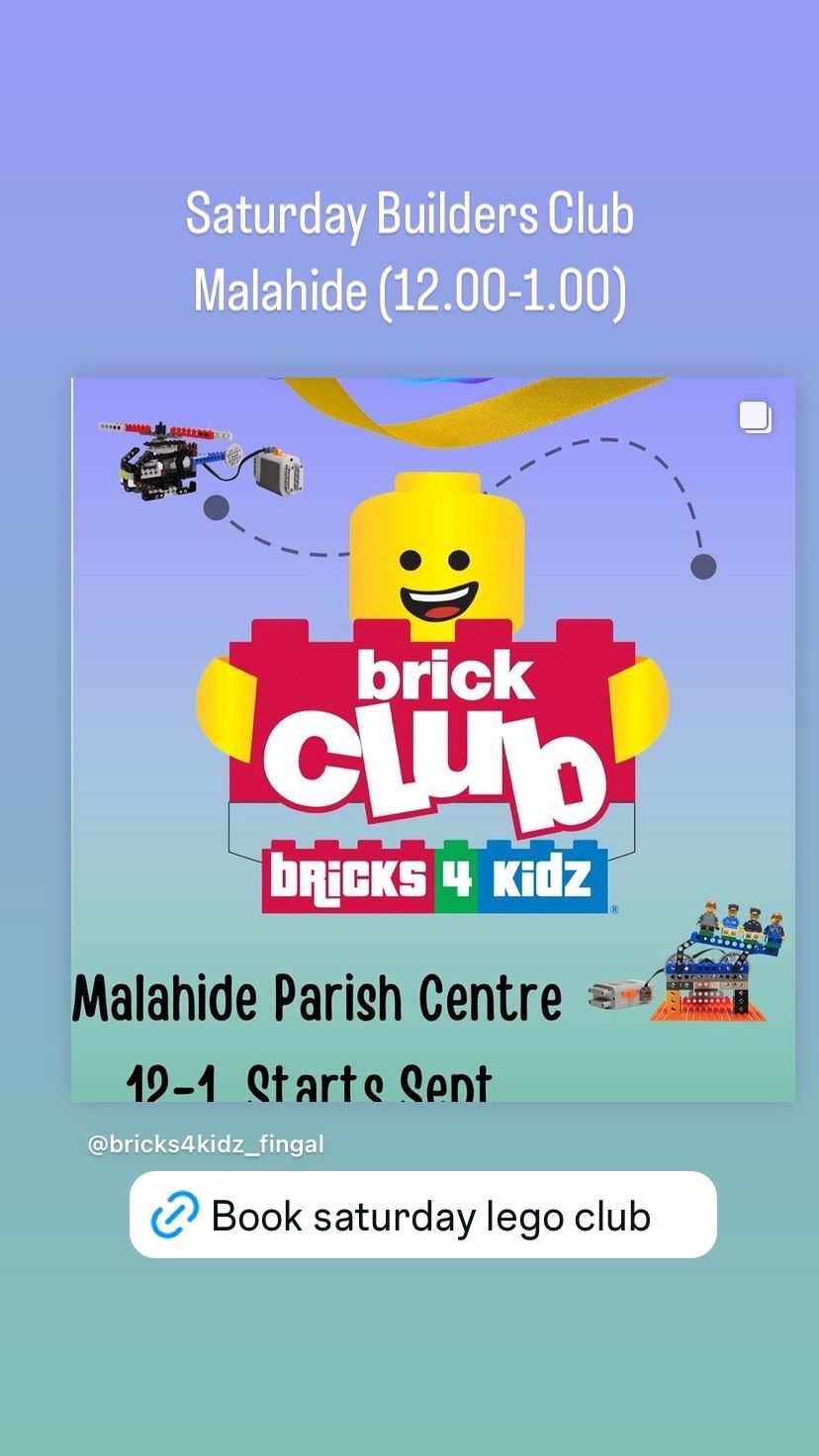 Saturday Lego Club Malahide