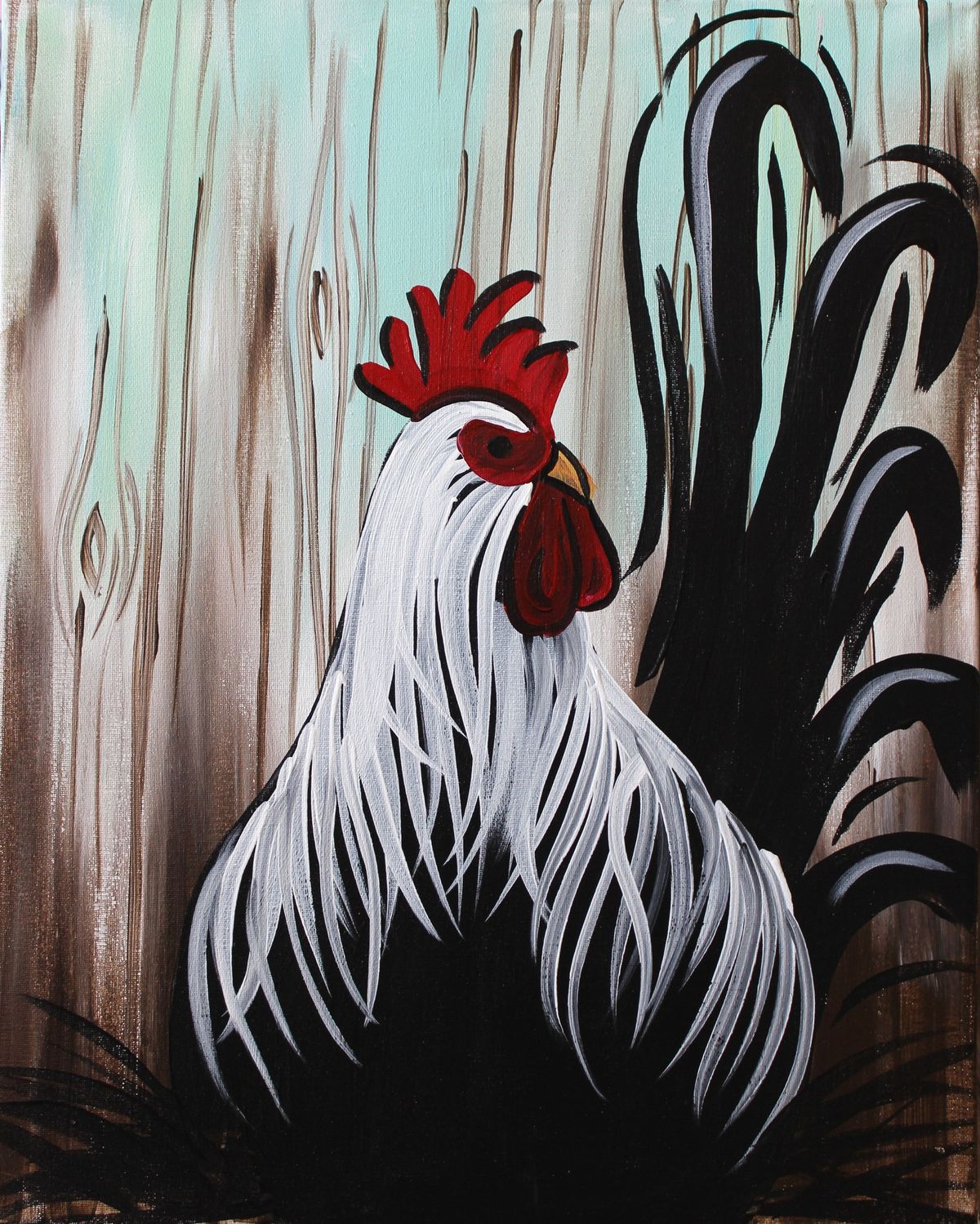 Rustic Rooster Paint Party!