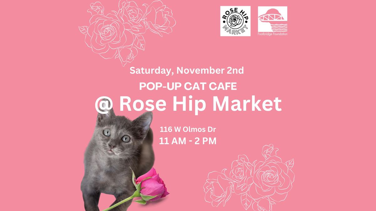 POP-UP CAT CAFE @ Rose Hip Market