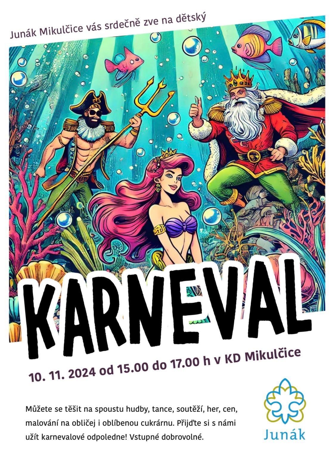 D\u011btsk\u00fd karneval Mikul\u010dice 2024