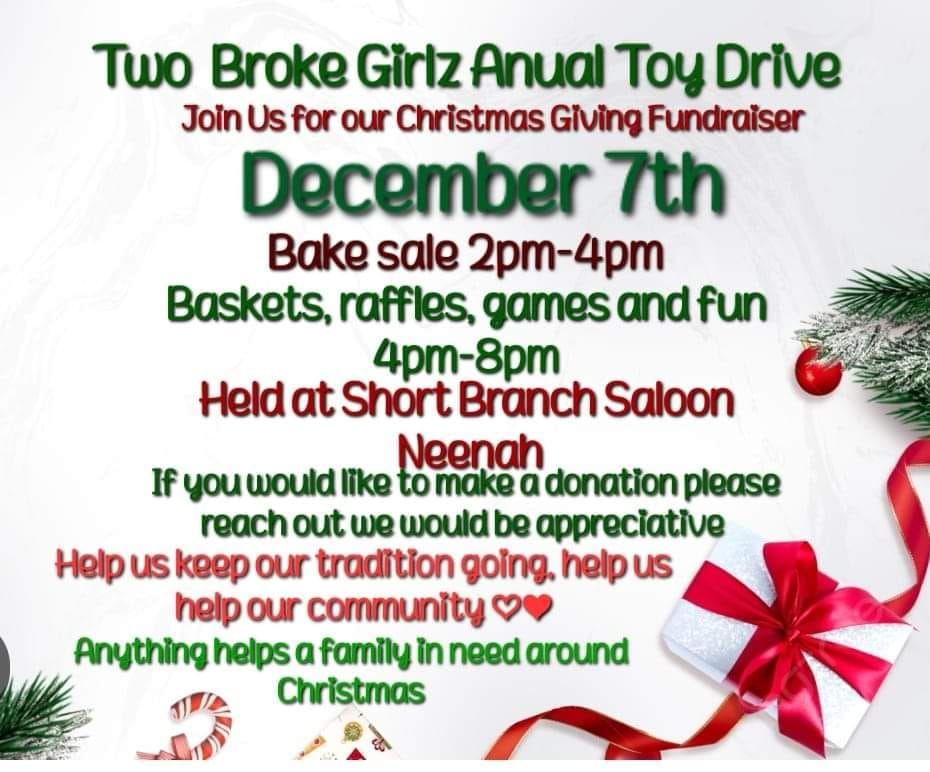 Two Broke Girlz annual toy drive