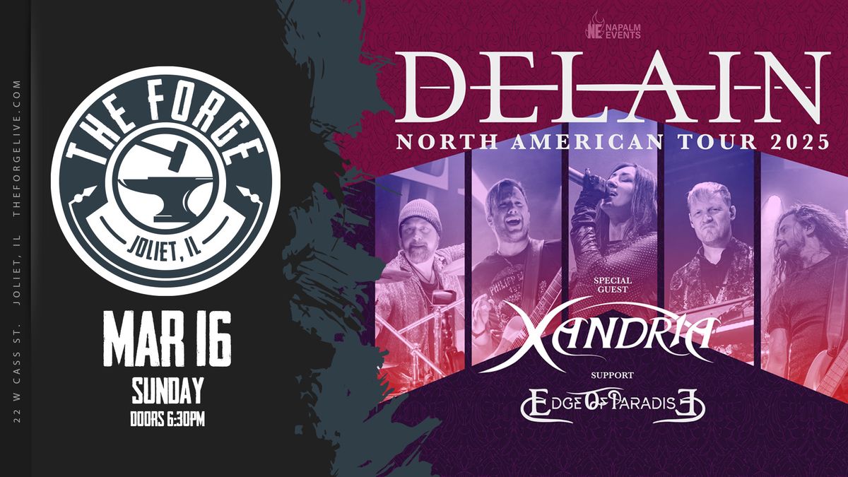 Delain North American Tour 2025 At The Forge