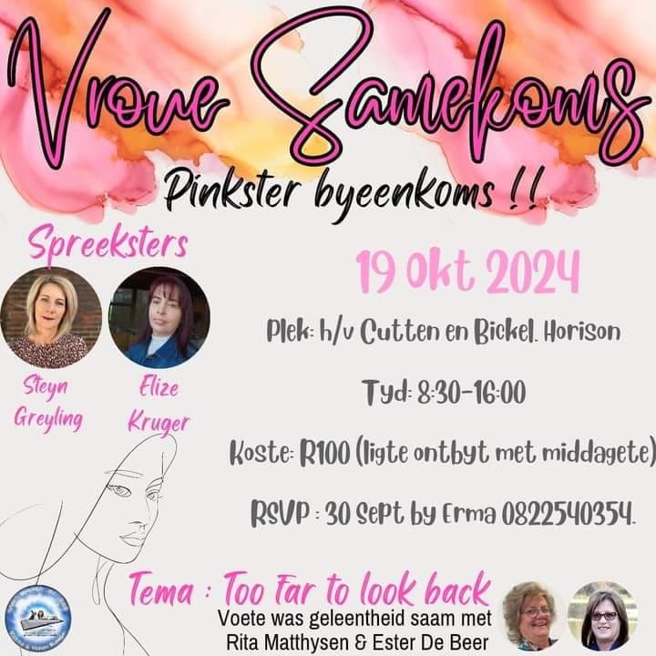 Tyd kom nader!! Bespreek nou. Gaan awesome wees