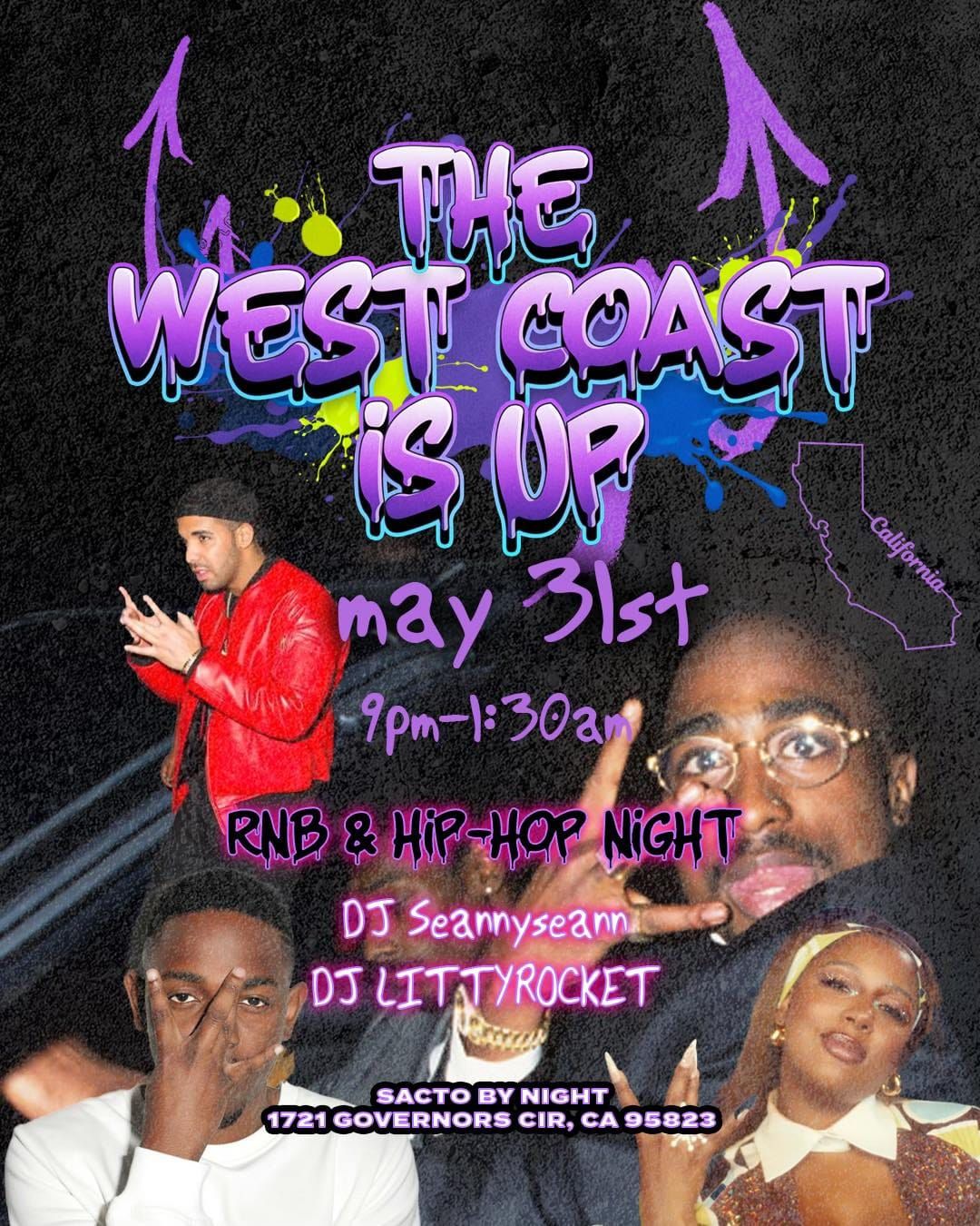 The West Coast is Up ( RNB & Hip-Hop Night)