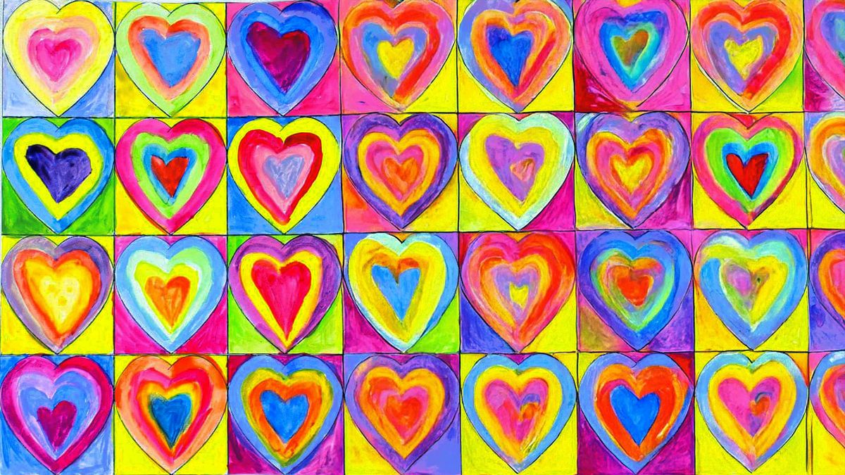 Art Lab: Kandinsky Hearts