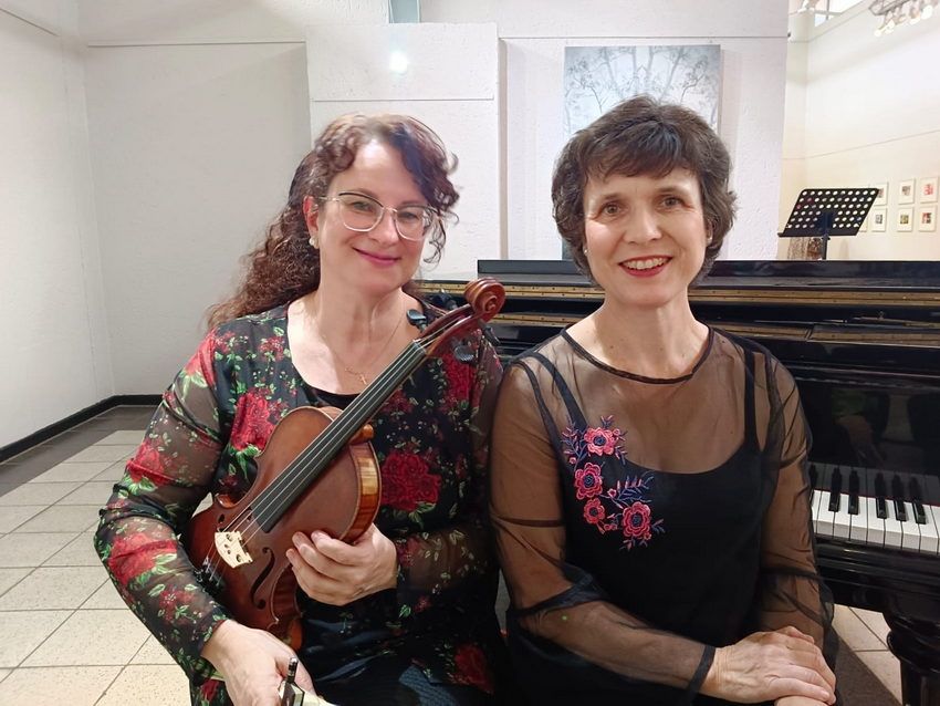 Sunday morning recital:  Violin prayer with Camelia Onea & Annalien Ball