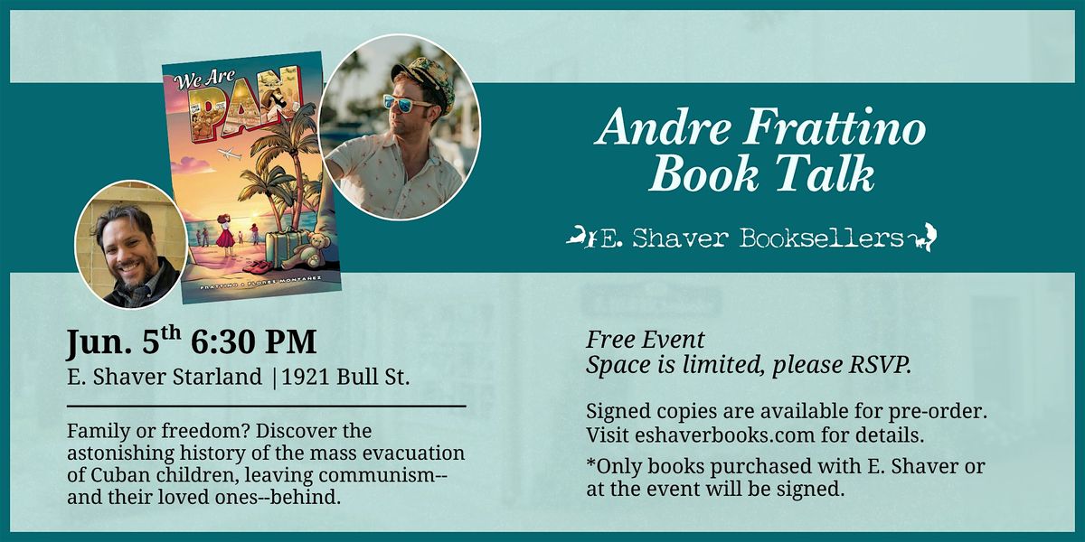 Andre Frattino Book Talk