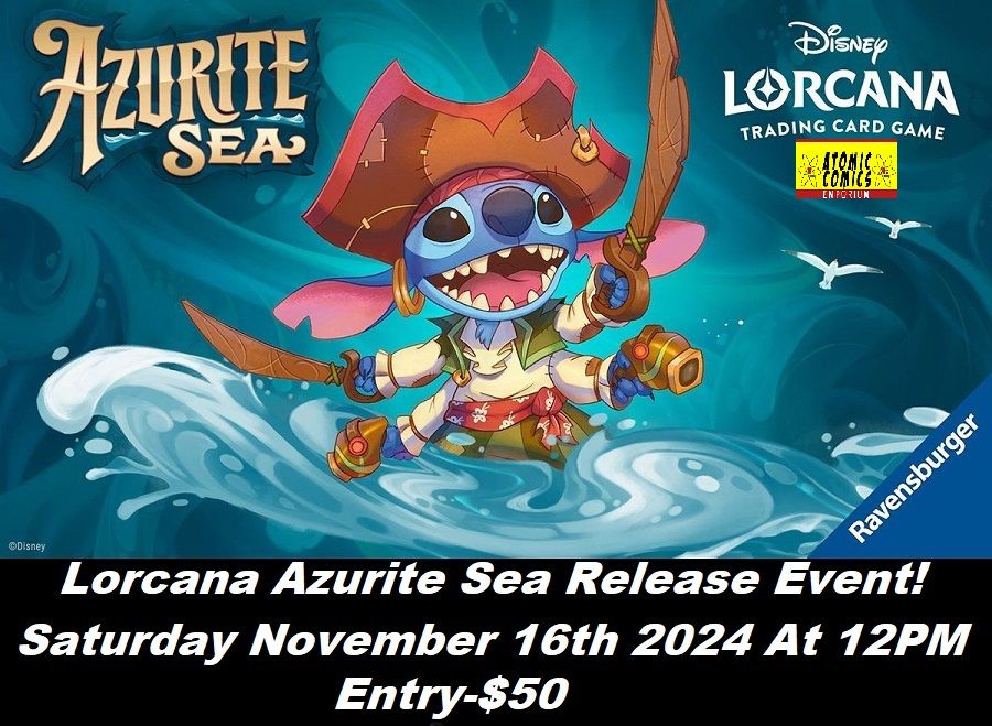 Lorcana Azurite Sea Release Event Entry-$50