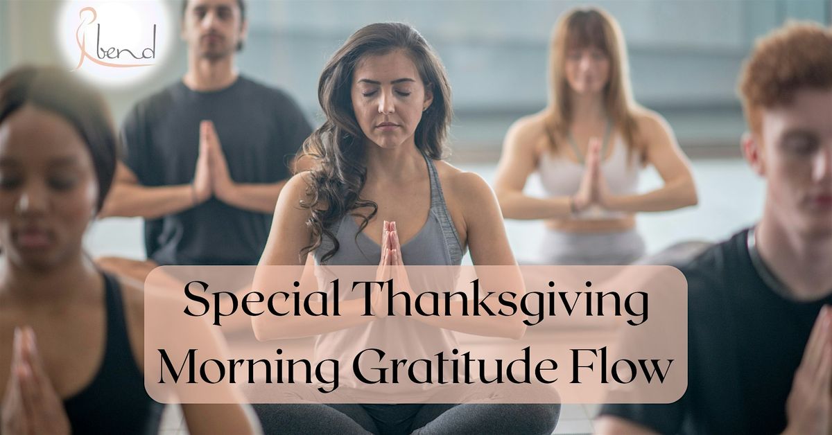 Special Thanksgiving Morning Gratitude Flow Yoga Class