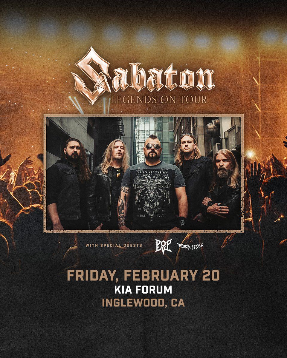 Sabaton Inglewood Tickets