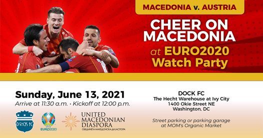 Cheer on Macedonia @EURO2020 Watch Party
