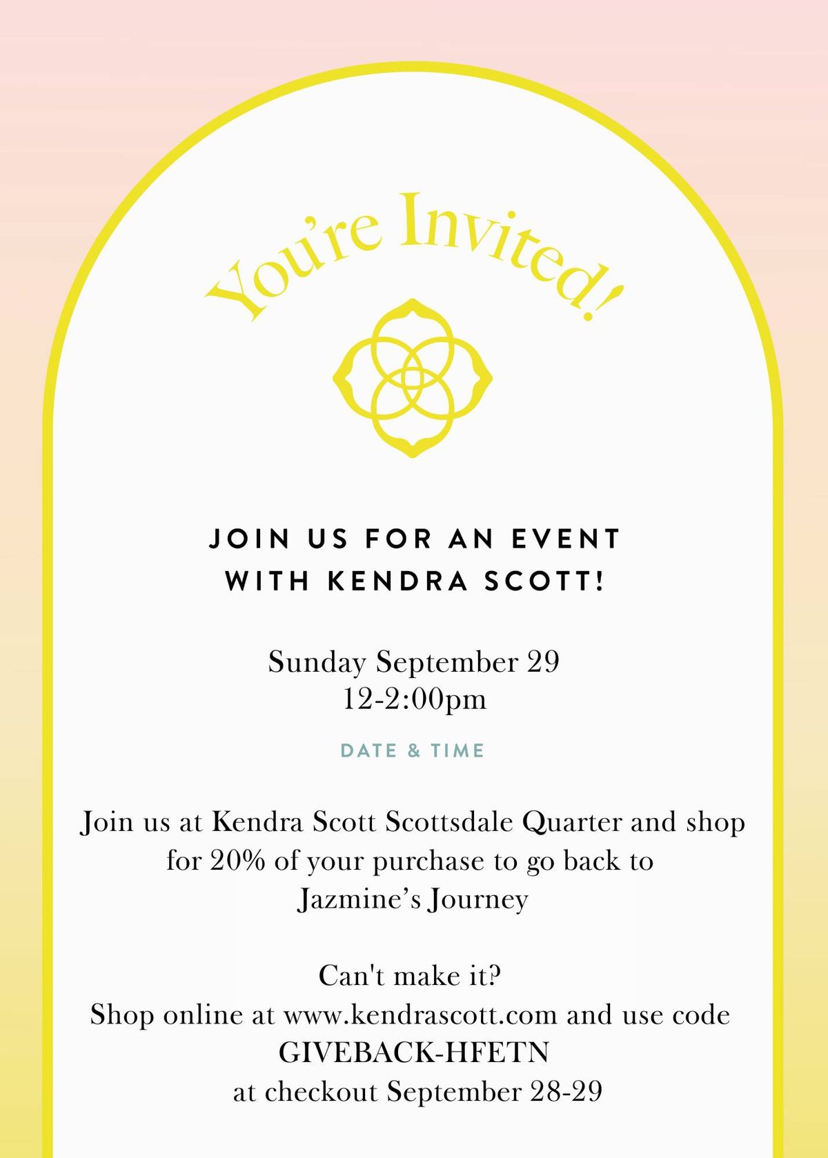 Kendra Scott Giveback In-Person 