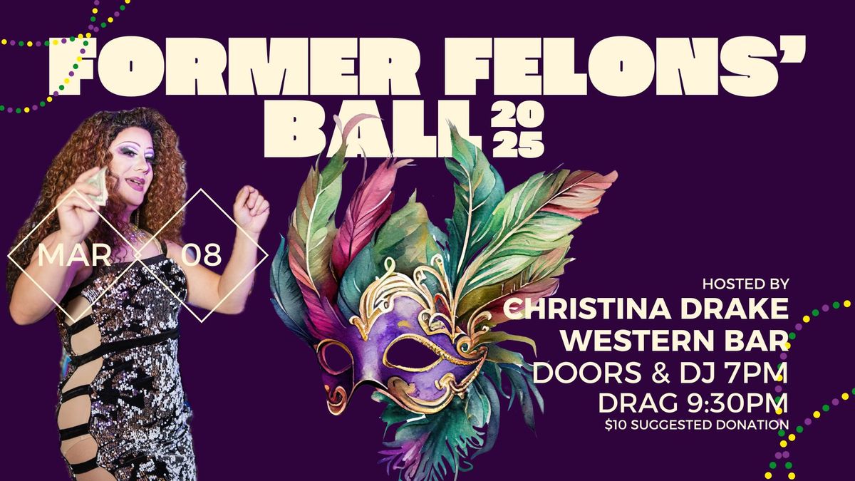 Former Felons' Ball 25 - Purple Ball