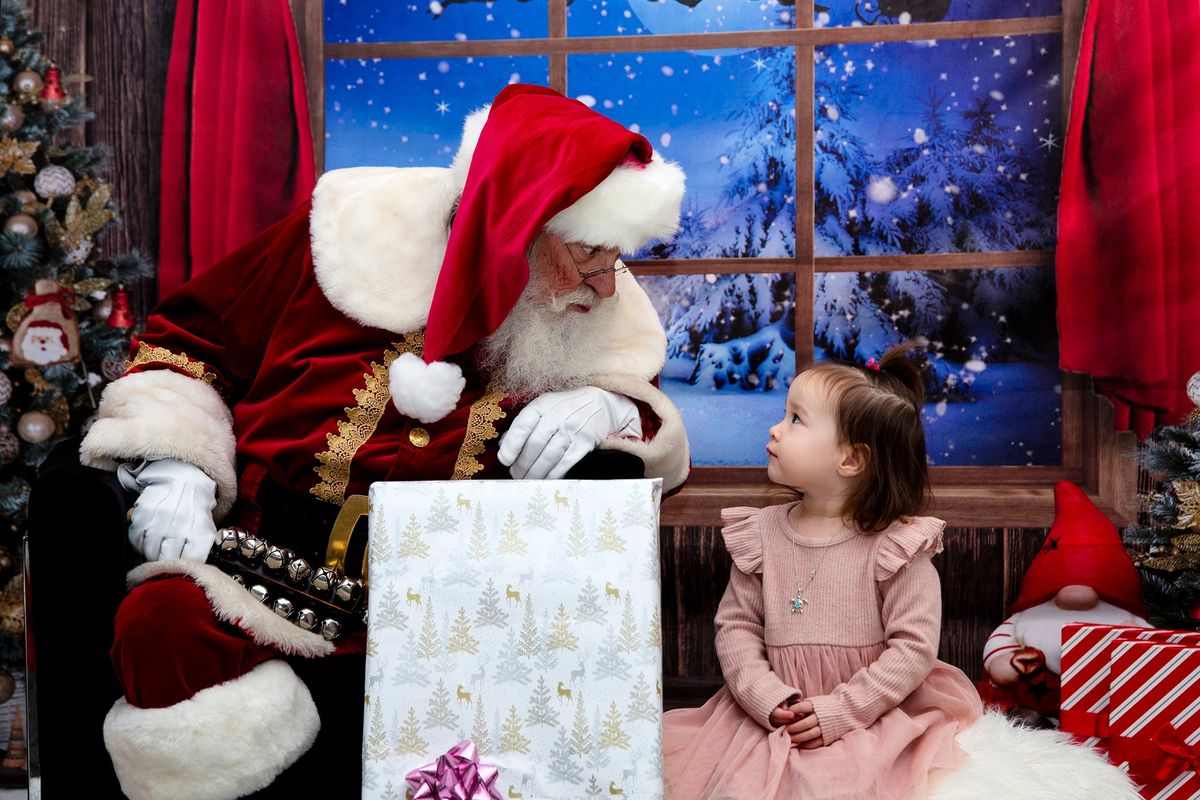 Story time with Santa