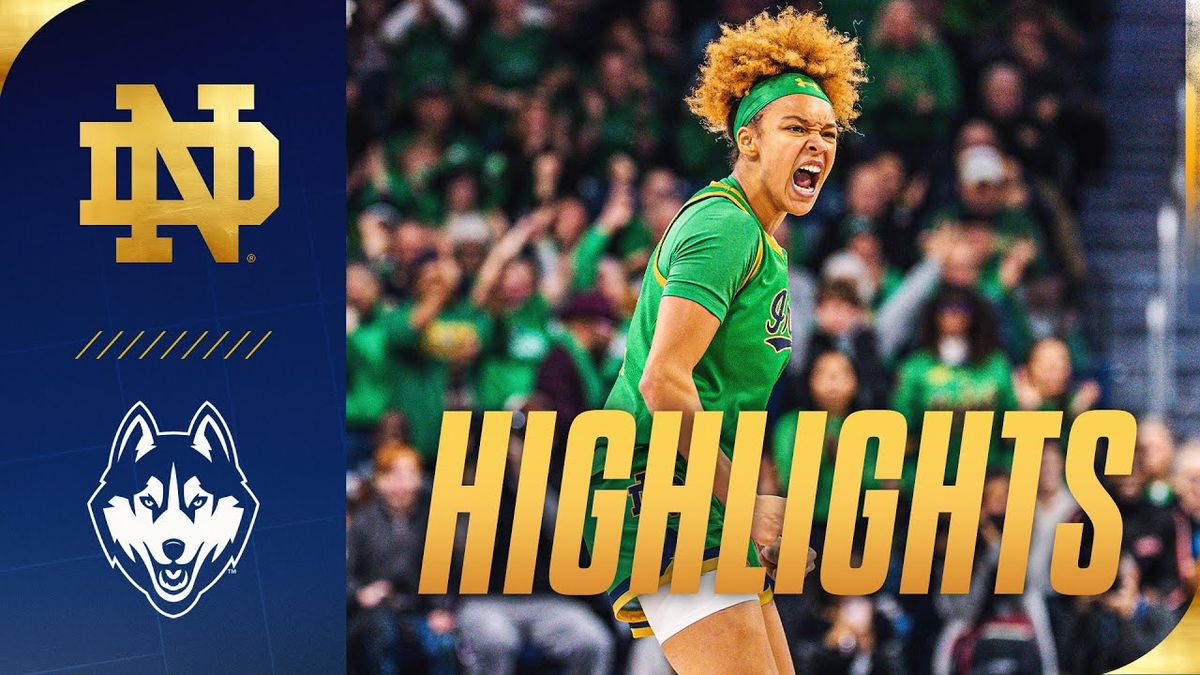 Notre Dame Fighting Irish at UConn Huskies Womens Basketball at Gampel Pavilion