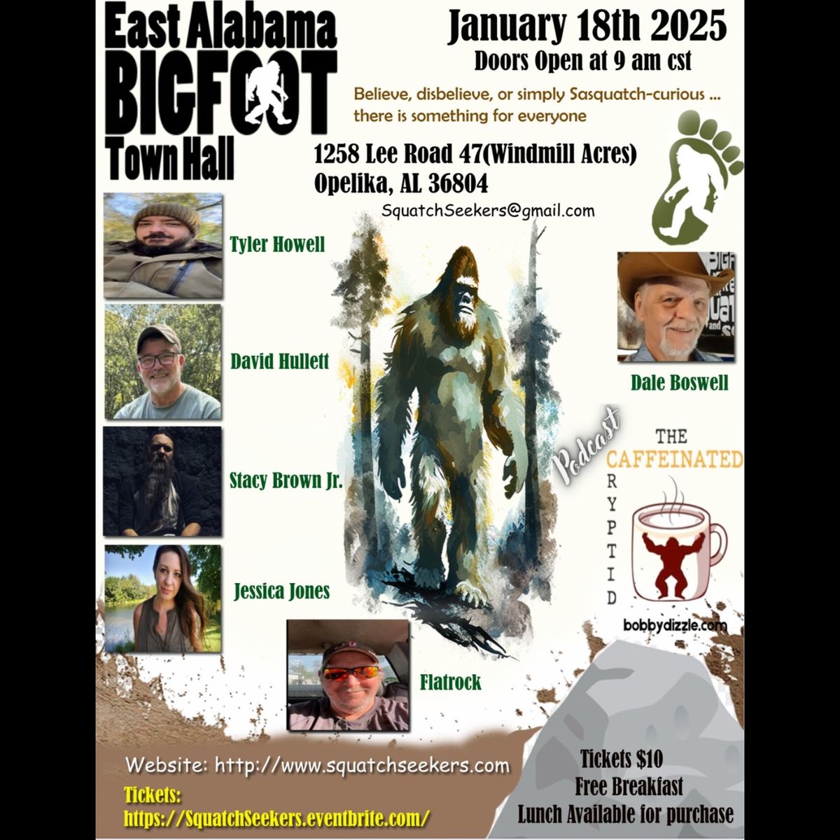 East Alabama Bigfoot Town Hall