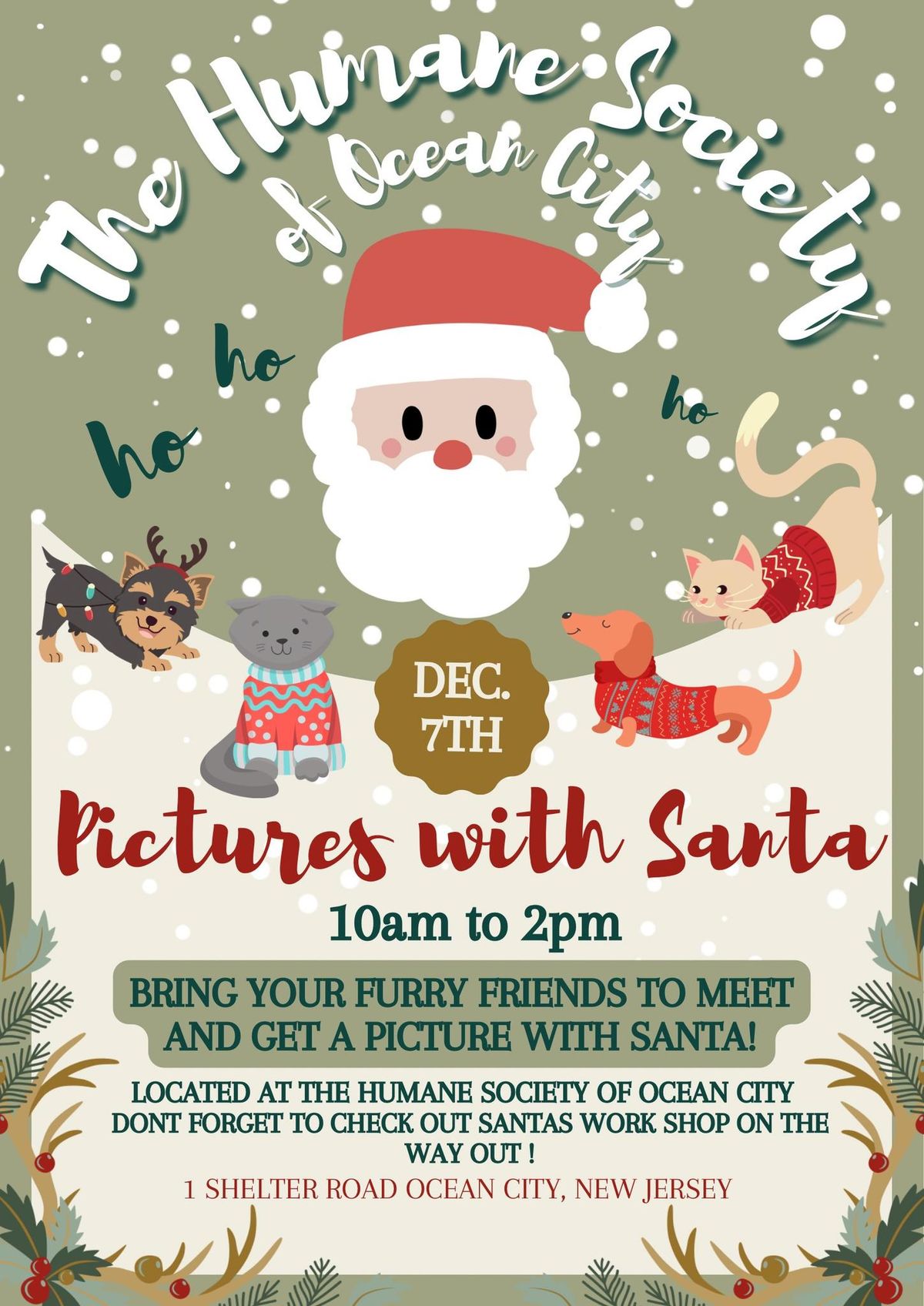 Pictures with Santa 