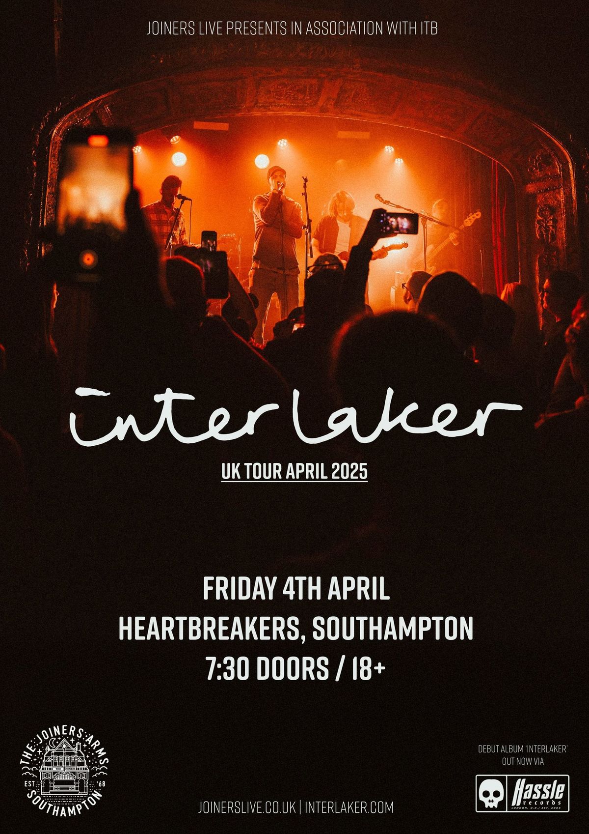 Interlaker ( Ex Lonely The Brave, Arcane Roots ) at Heartbreakers, Southampton 