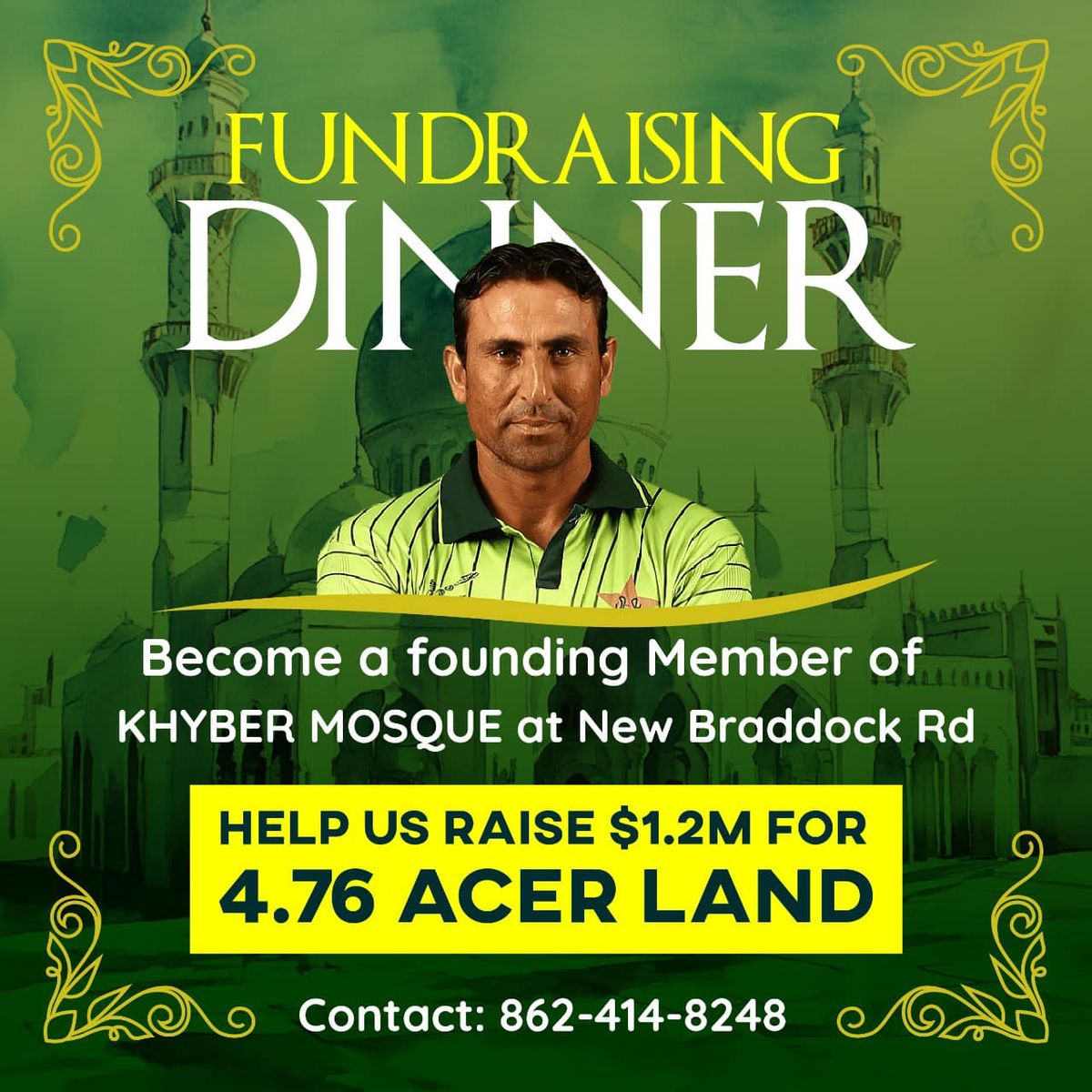 Fundraising Dinner with Mr. Younus Khan