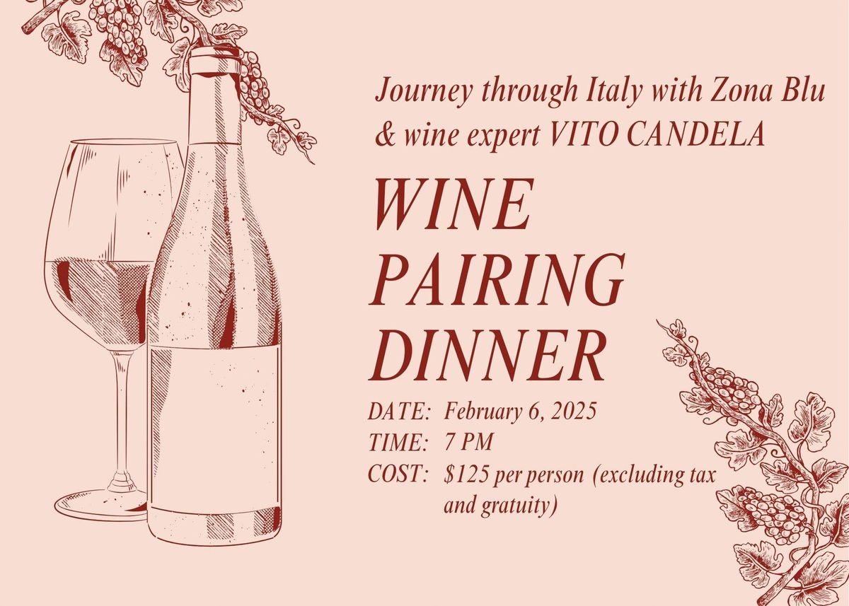 Wine Pairing Dinner