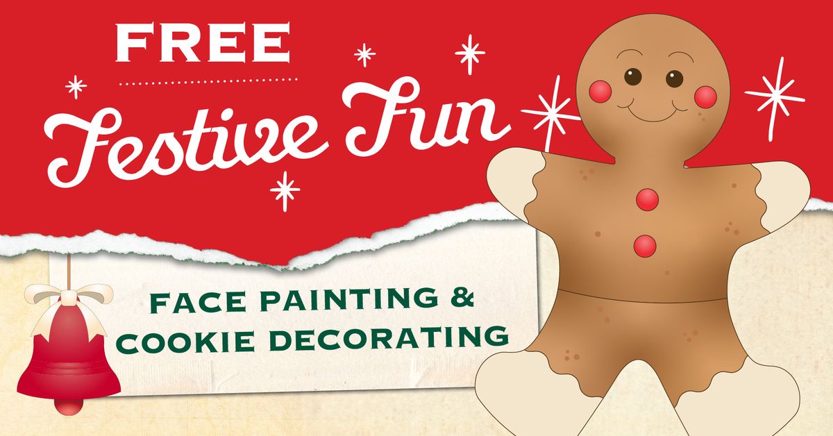 Christmas Face Painting and Cookie Decorating