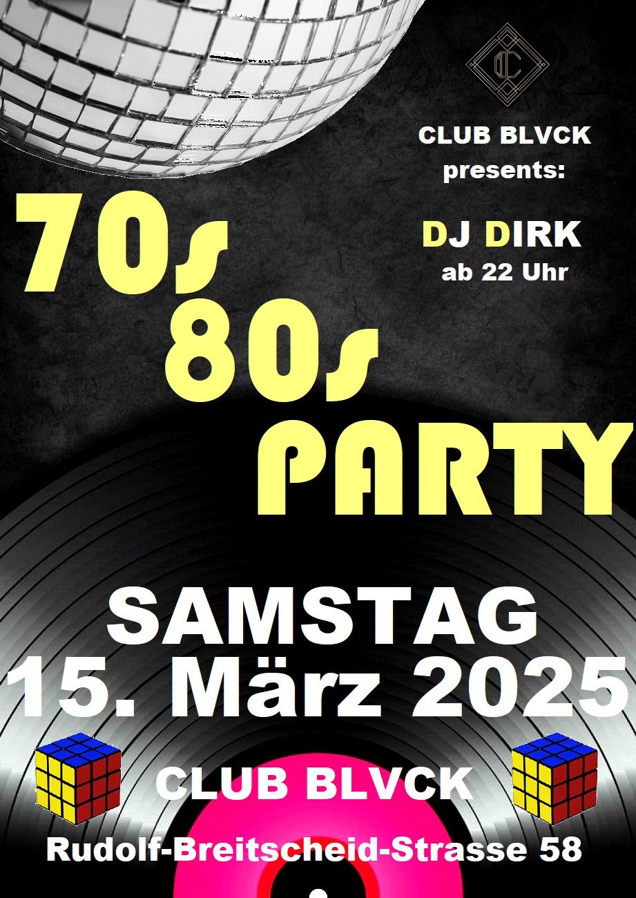 70ger 80ger PARTY