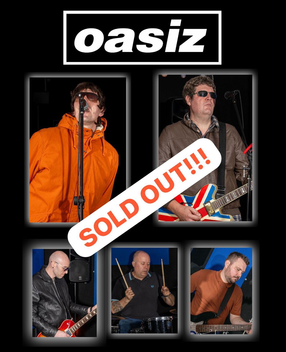 \u201cOASIZ - DEFINITELY MAYBE\u201d \u201cSOLD OUT\u201d