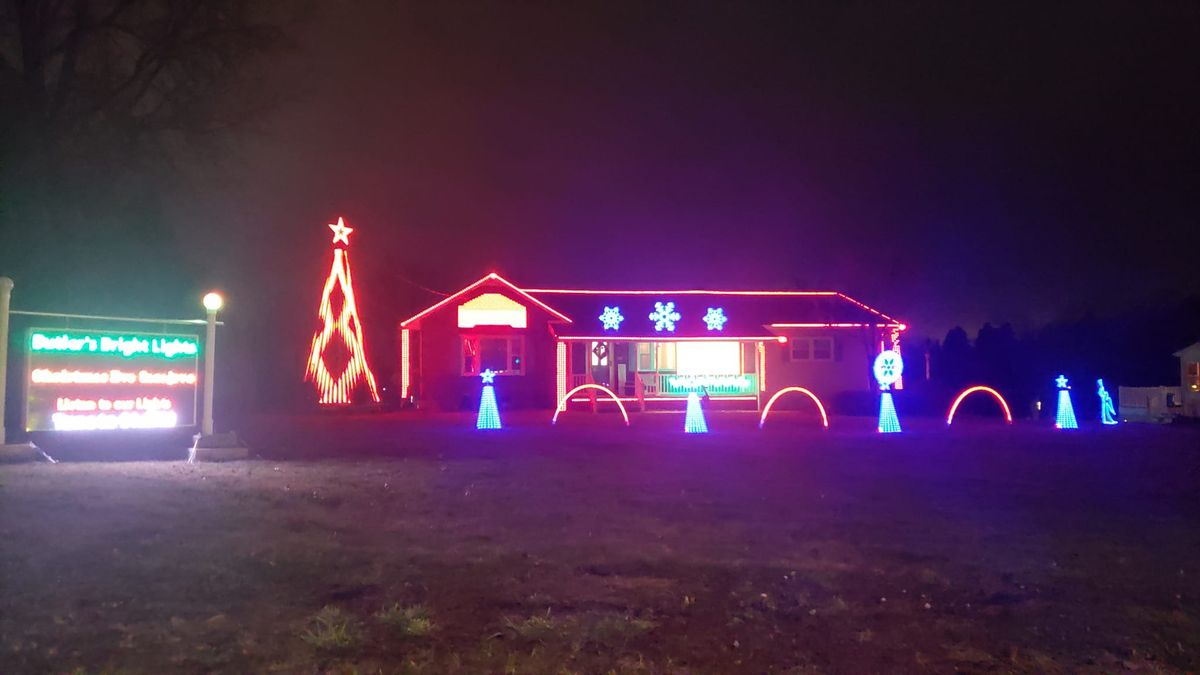 Christmas Light show (A Night)