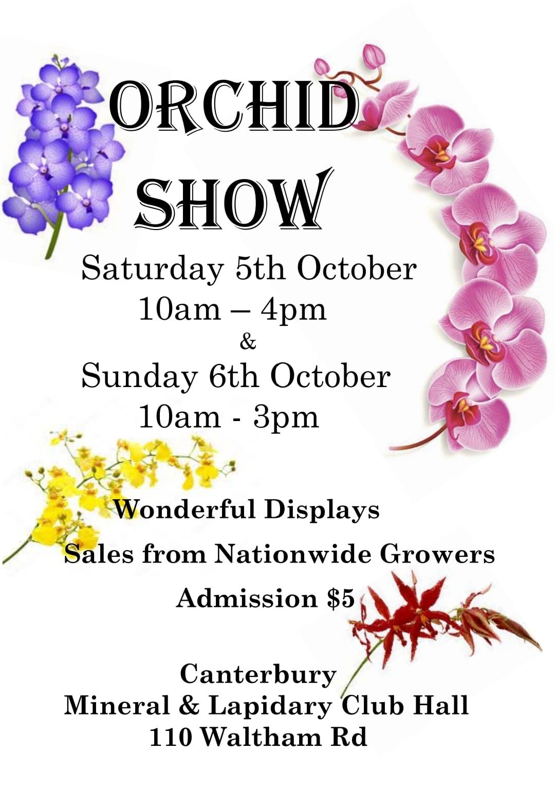 Canterbury Orchid Show