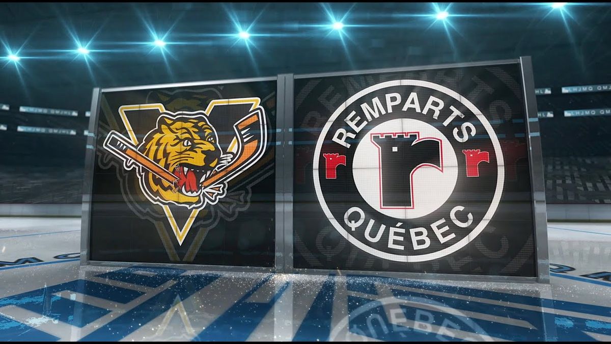 Victoriaville Tigres at Quebec Remparts at Videotron Centre