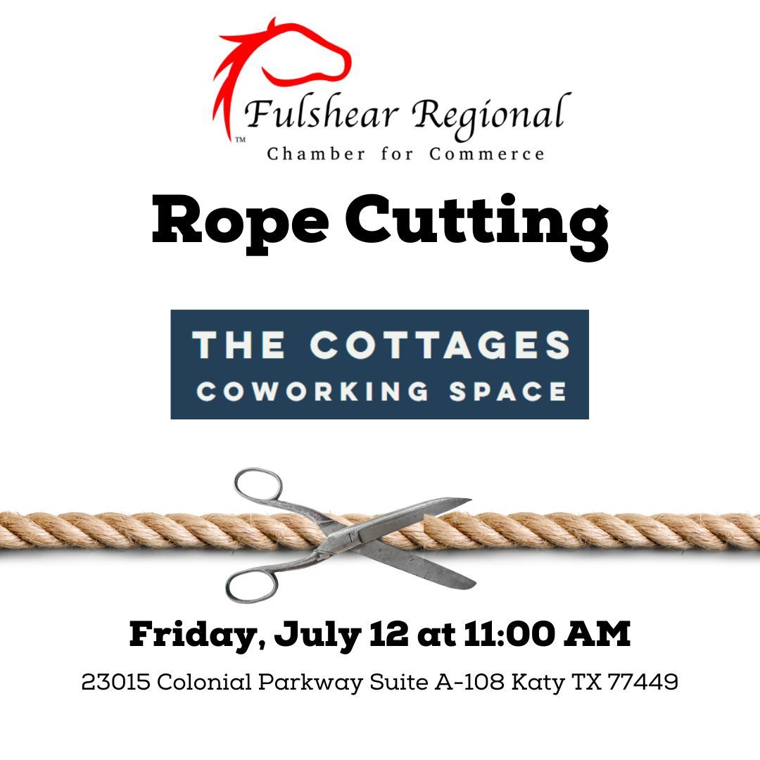 Rope Cutting Ceremony for The Cottages Coworking Space
