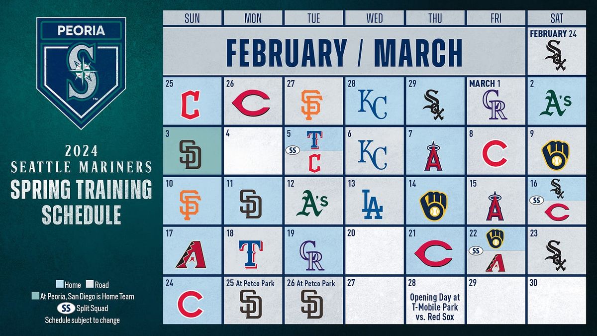 Spring Training: Milwaukee Brewers (Split Squad) at Seattle Mariners