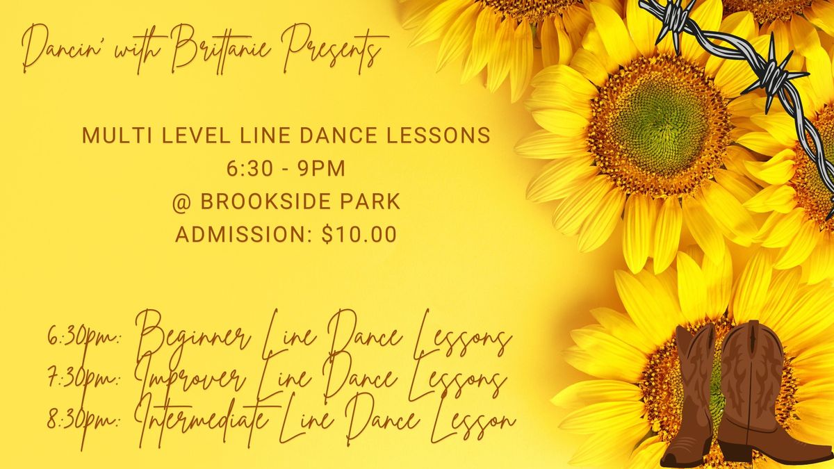 Brookside Multi-Level Line Dance Lessons