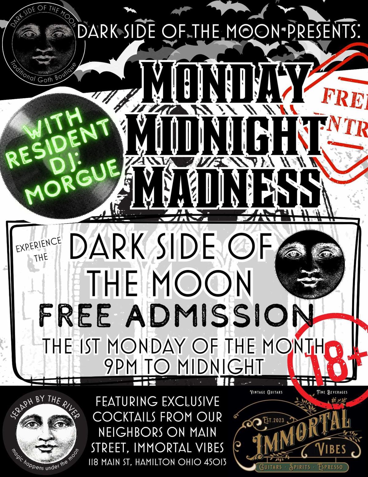 Monday Midnight Madness GOTH NIGHT 