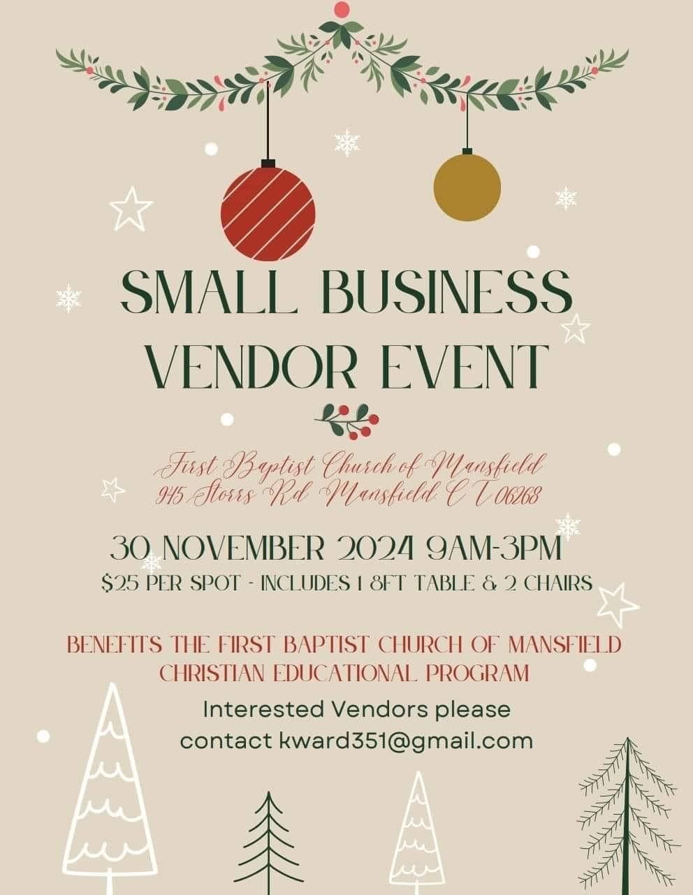 Small Business Vendor Event