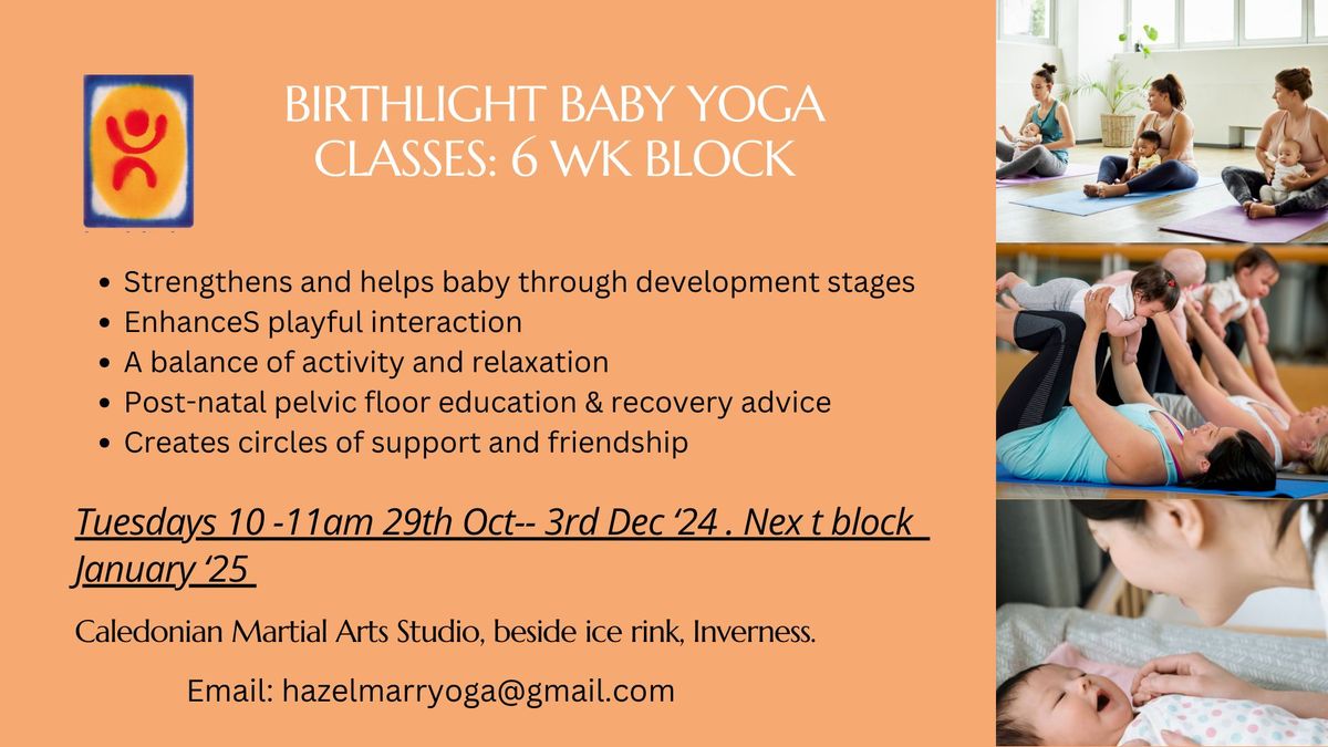 Birthlight Baby Yoga 6 week block