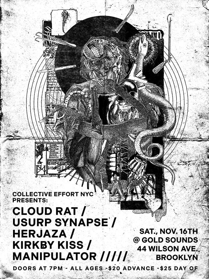 Cloud Rat \/\/ Usurp Synapse \/\/ Herjaza \/\/ Kirkby Kiss \/\/ Manipulator