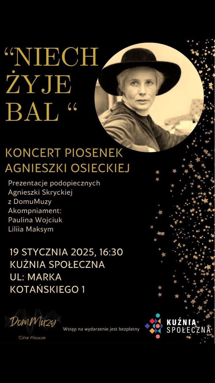 Koncert Piosenek Agnieszki Osieckiej