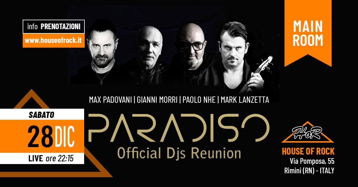 HoR | Paradiso Official Djs Reunion