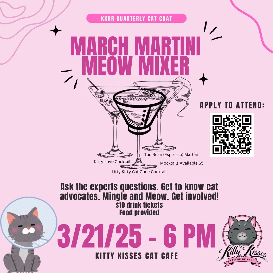 March Martini Meow Mixer