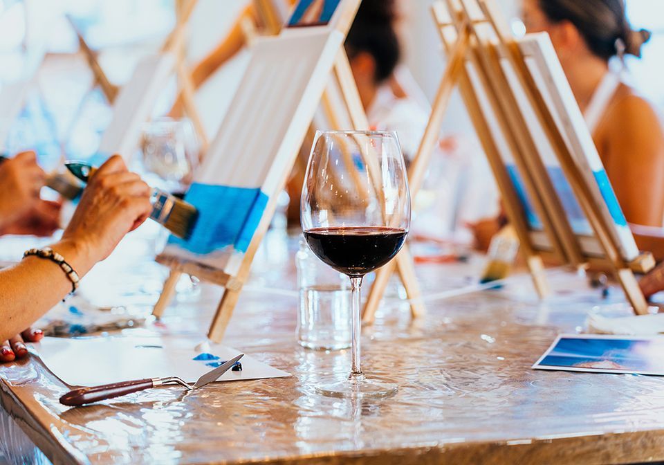 Spring Equinox Sip, Paint and Yoga