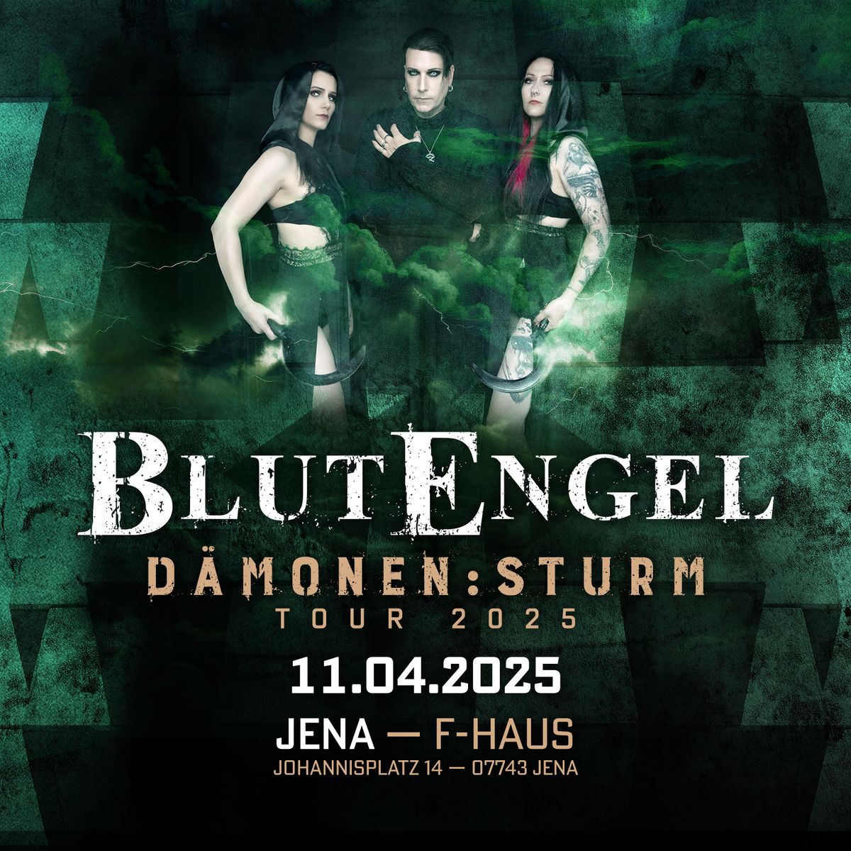 Blutengel - D\u00c4MONEN:STURM Tour - Jena