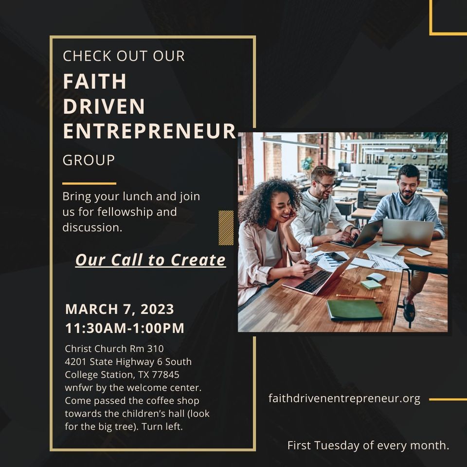 Faith Driven Entrepreneur