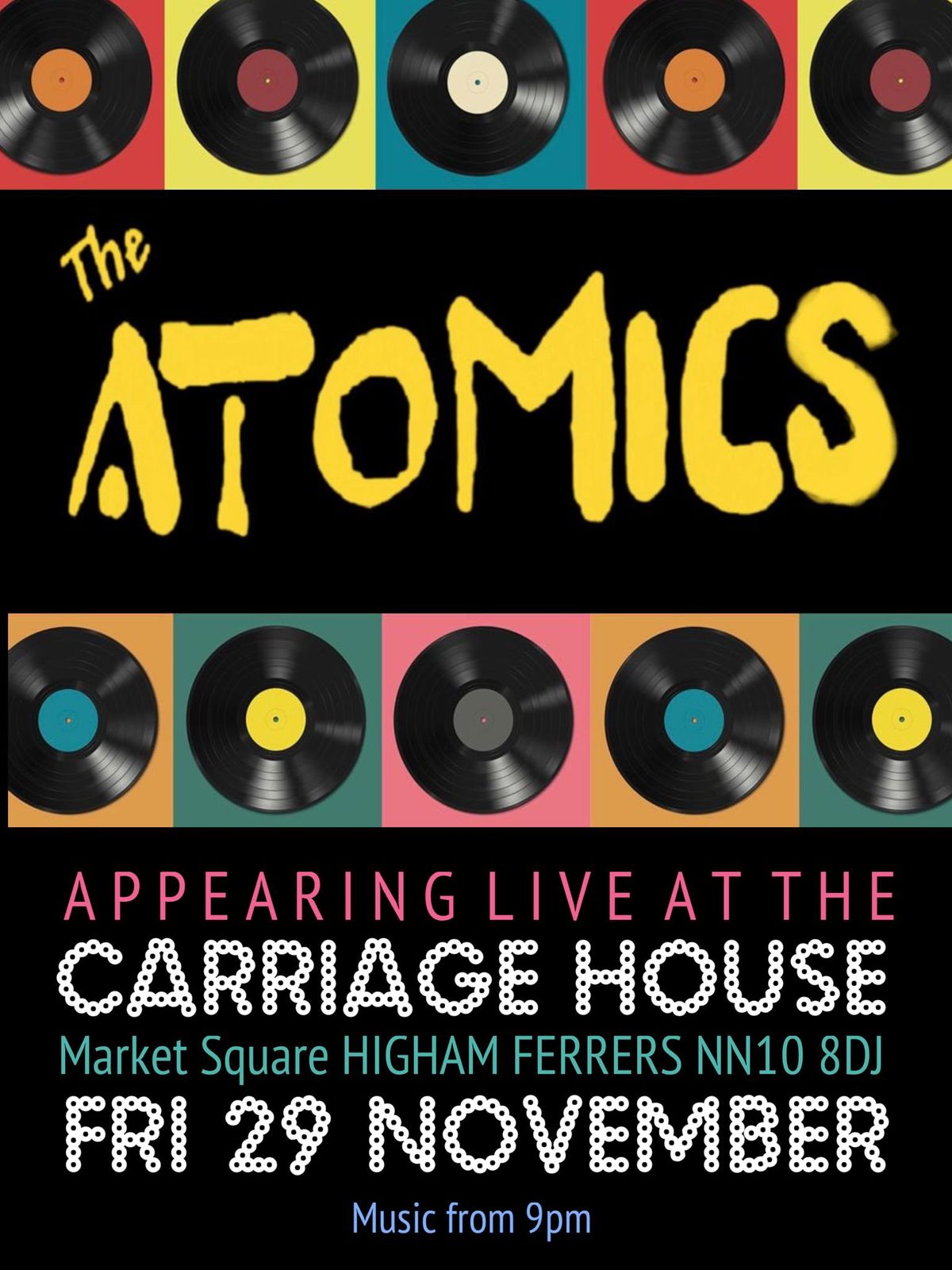 The Atomics at The Carriage House Higham Ferrers